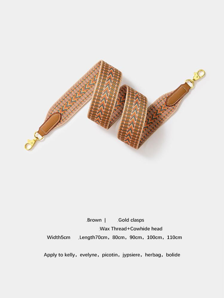 Wide Shoulder Strap Replacement for Hermes Kelly Bag Trendy Woven Bag Strap