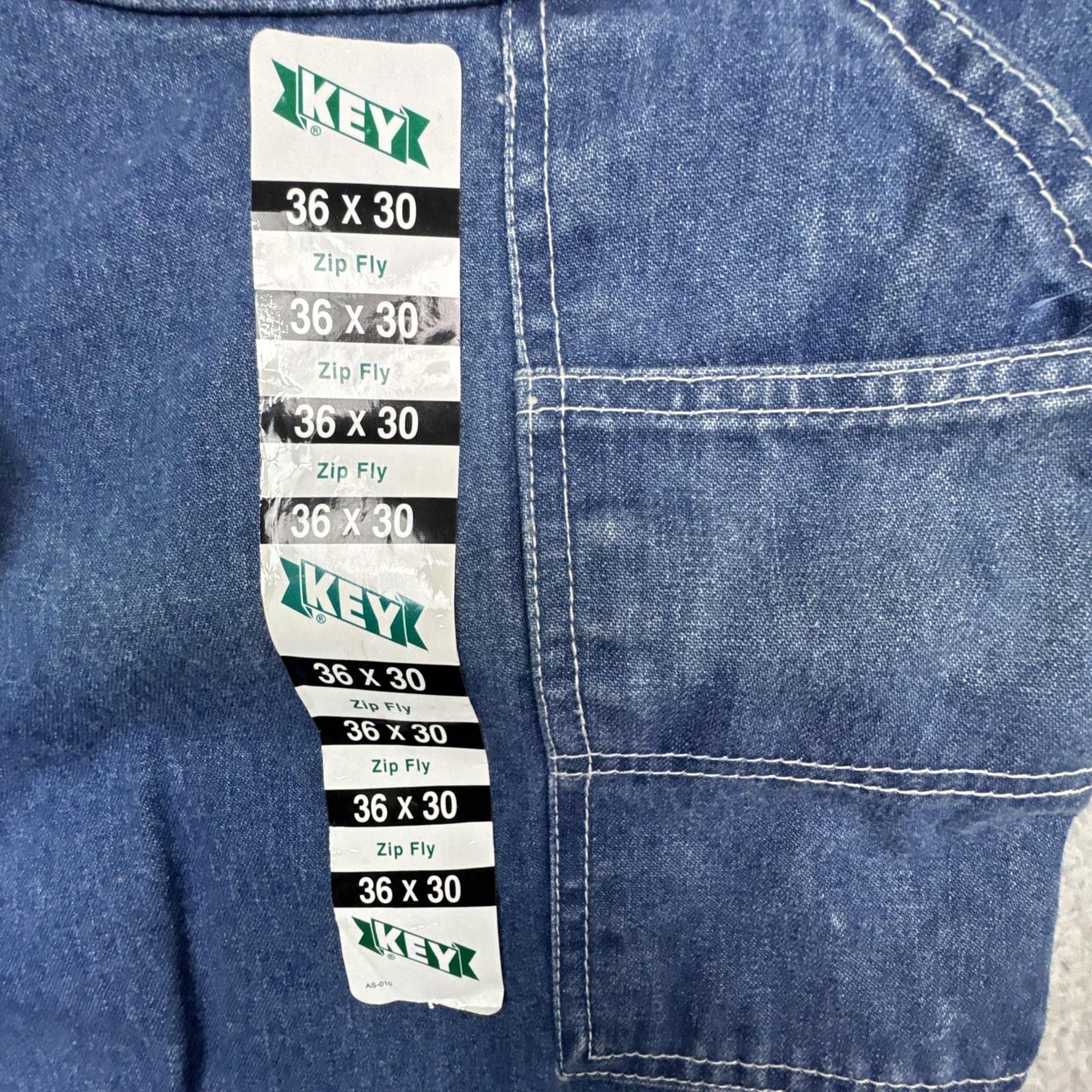 Key ~ Men’s ~ 272.42 ~ Hi-Back Bib Overalls ~ Soft Denim