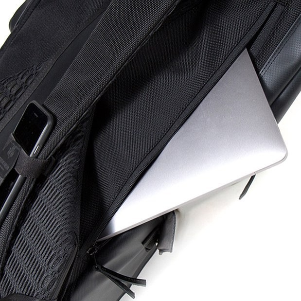 RIOKAIRYU Mavericks HEXA Black Backpack Rare Technical Laptop Commuter Daypack