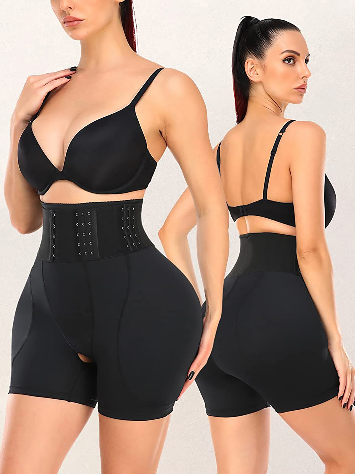 Women Butt Lift Shorts Hip Enhancer Crossdresser Shapewear Fake Ass Panties Pads