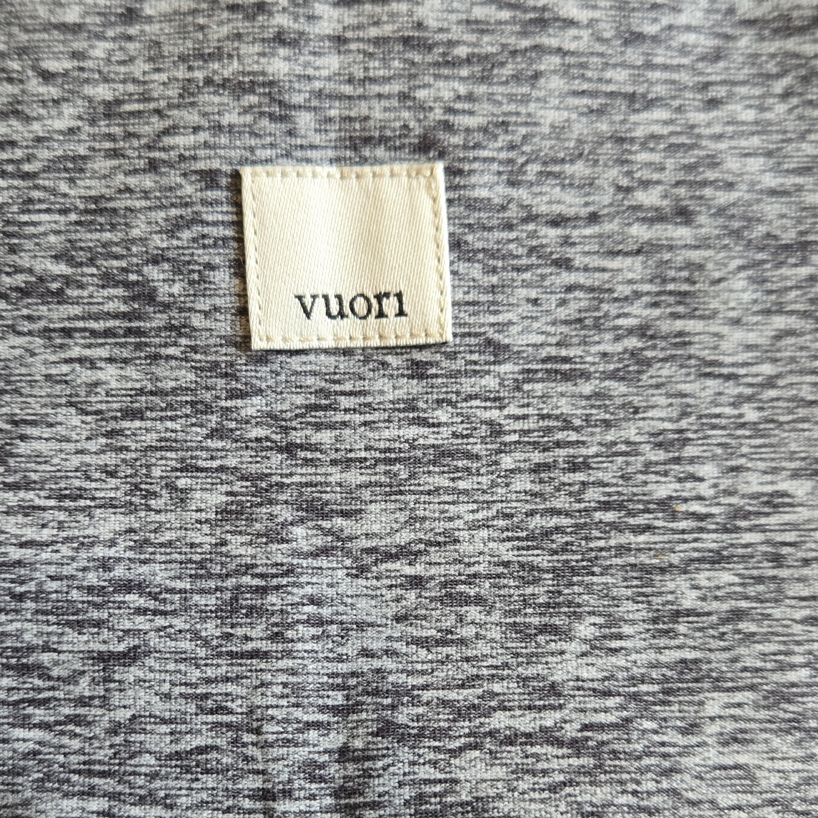 Vuori Gray Heathered Pull-On Stretch Elastic Waist Wide Leg Yoga Pants Size S