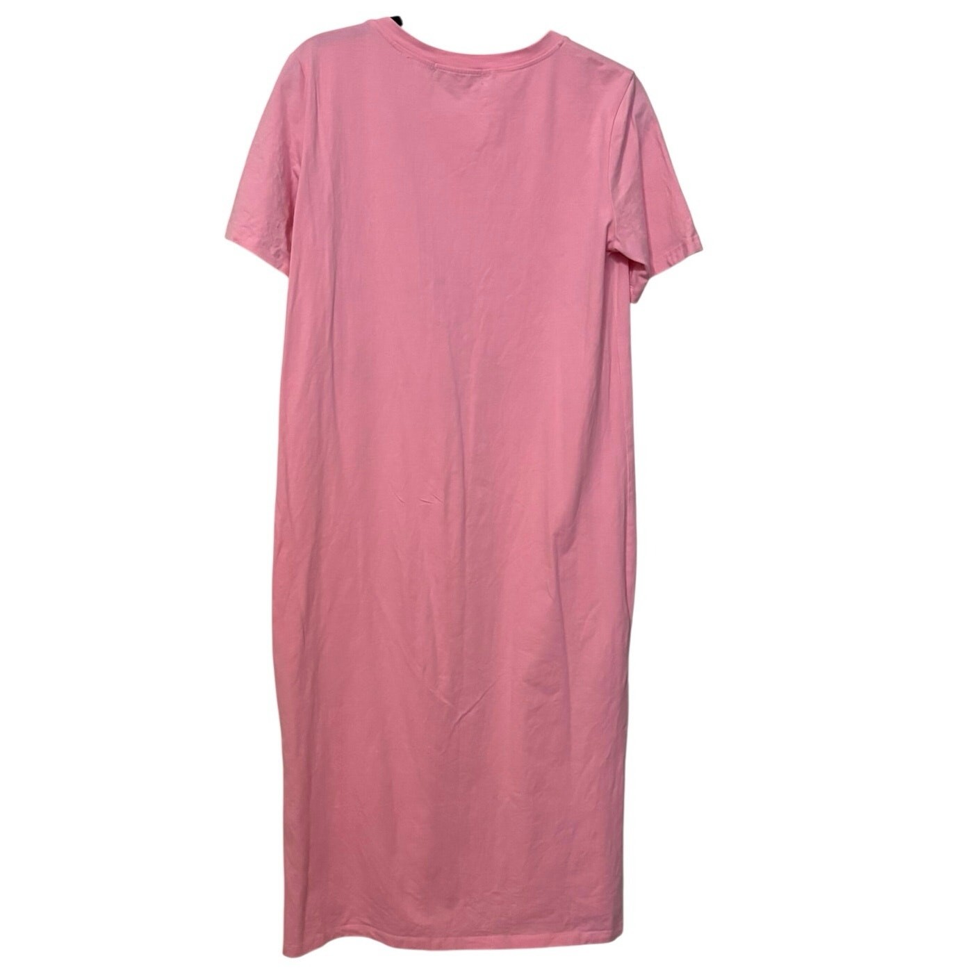 Tuckernuck Pomander Place Pink Short Sleeve Maggie T Shirt Midi Dress Size Small