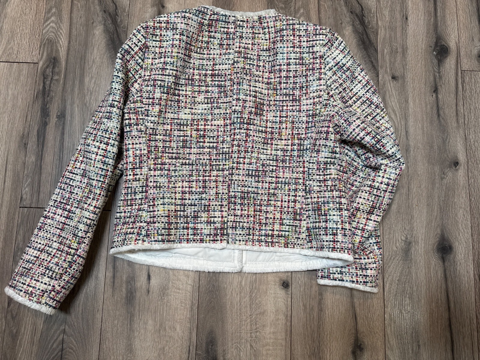 J. Crew Womens Tweed Jacket & Skirt Set Multicolor Size 12 Made In China