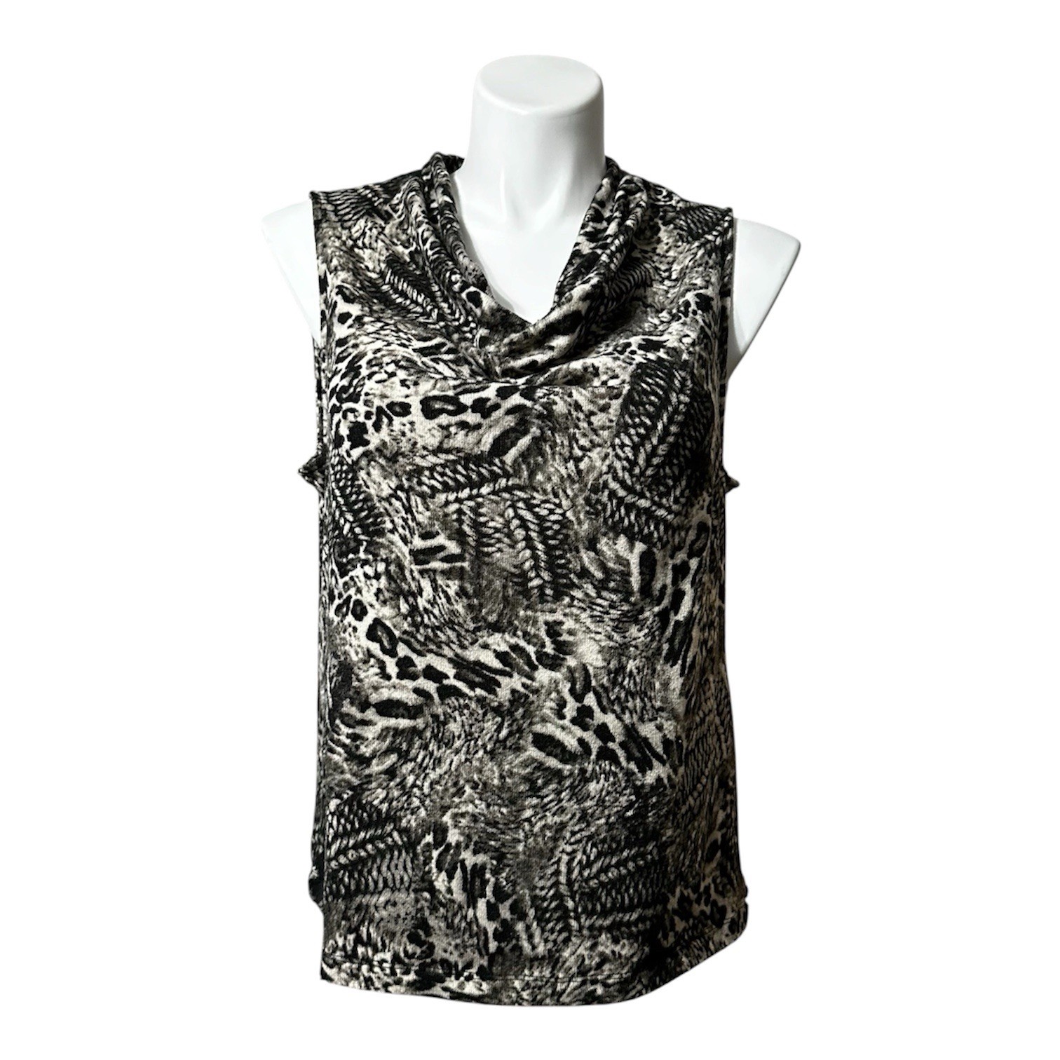 Rafaella Women’s XL Shirt Multicolor Sleeveless Trendy Stylish Top