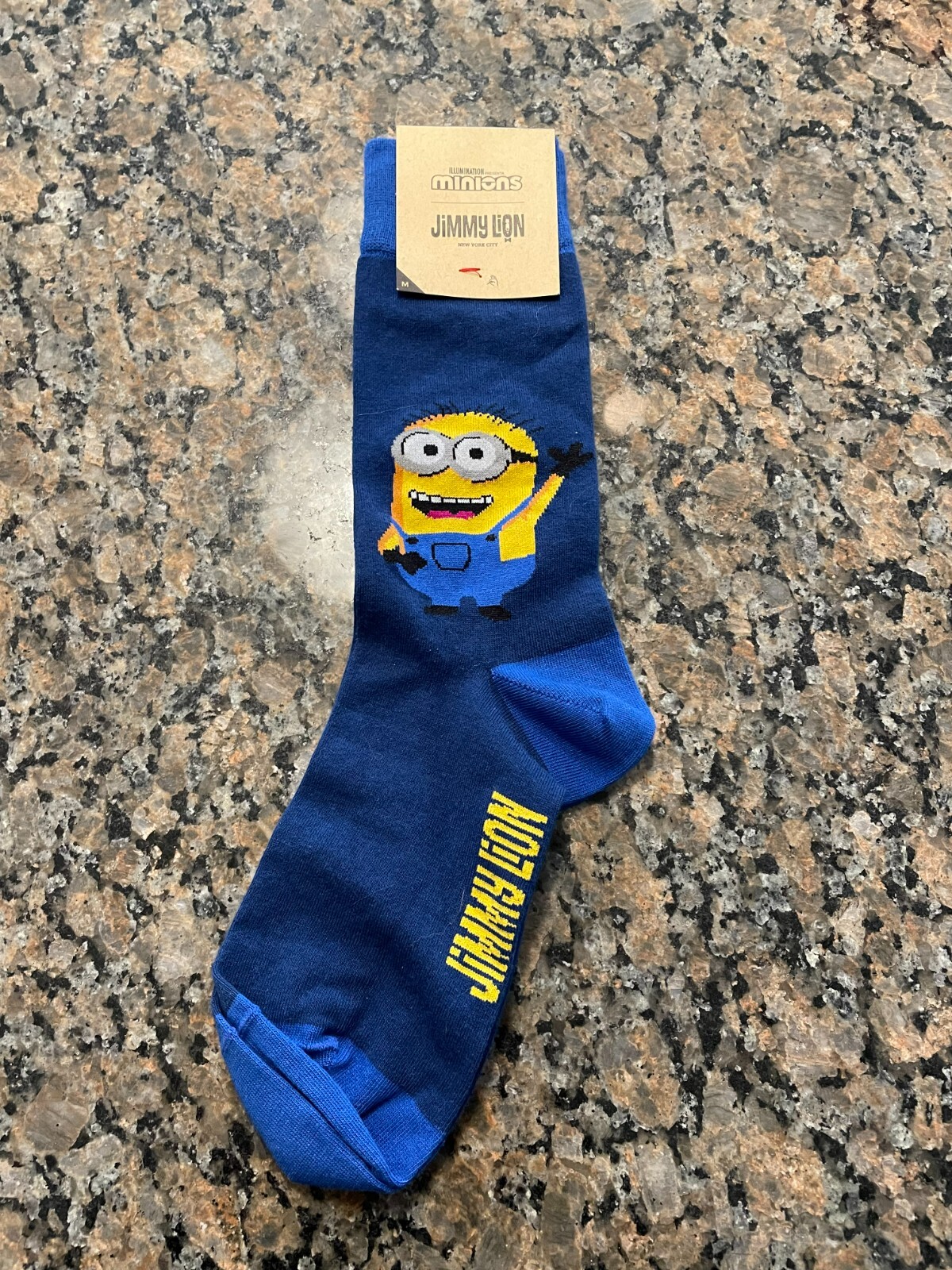 Jimmy Lion Socks, Mid-Calf, Unisex, Men’s, Women’s, Size Medium, Large, Tag