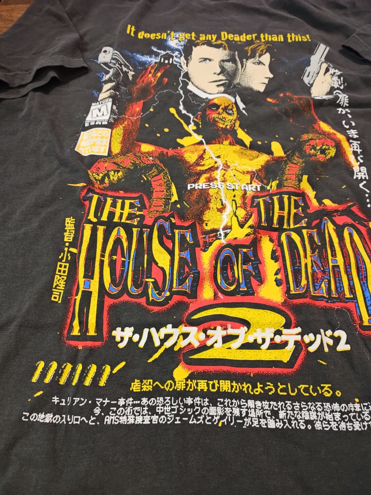 Rucking Fotten The House Of The Dead 2 Sega Dreamcast TShirt Men’s XL Retro