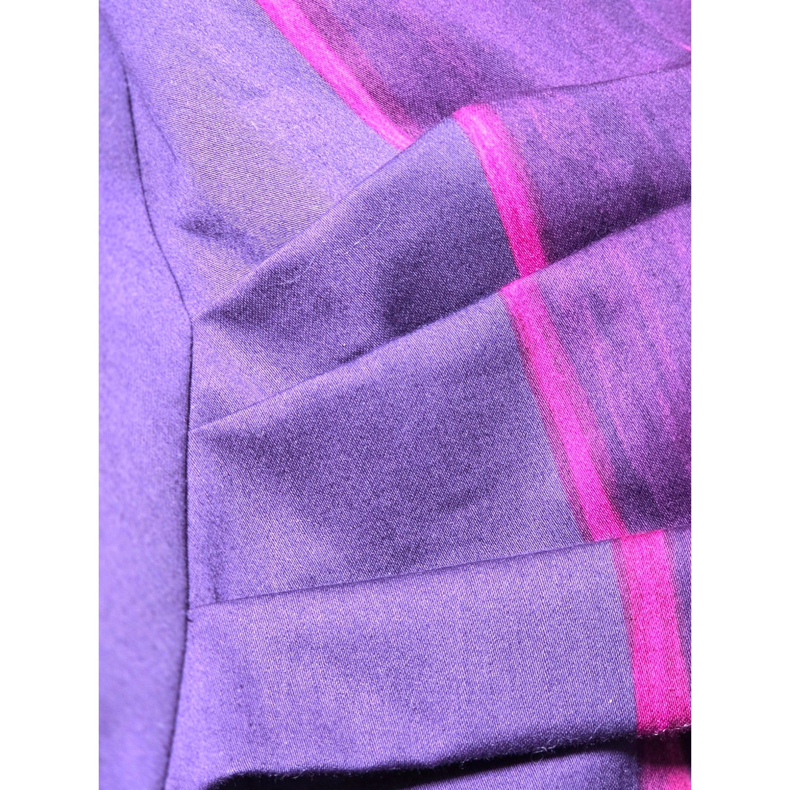 Max Mara Purple Magenta Floral Ruched Sheath Dress Made in Italy Size 8