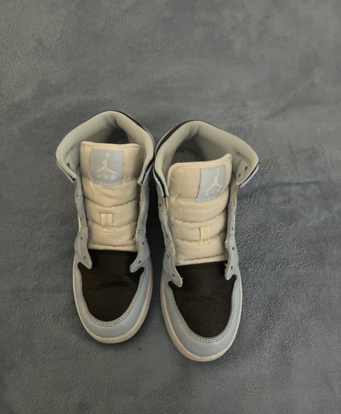 Jordan Air Jordan 1 Mid (GS) Ice Blue/Black/White 6Y