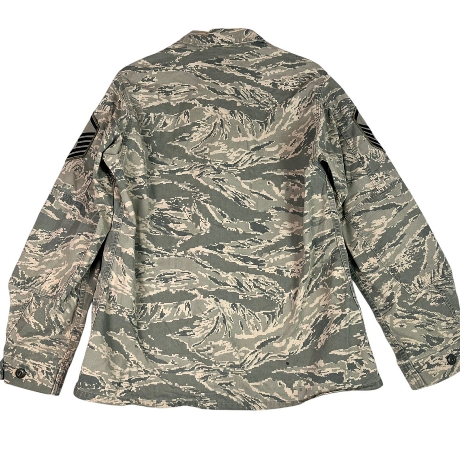 US Air Force Utility Coat Shirt Jacket Men 42R Digi Tiger Camo Military Tactical