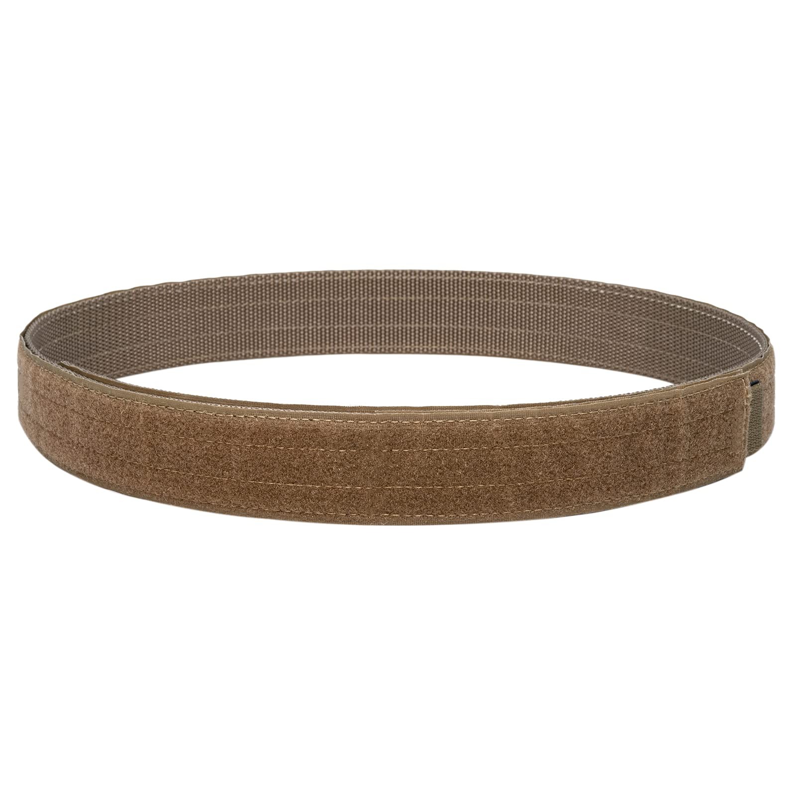 Inner Belt for Duty – 1.5″ Loop Liner Tactical Under Belt (Coyote Brown, Medium)