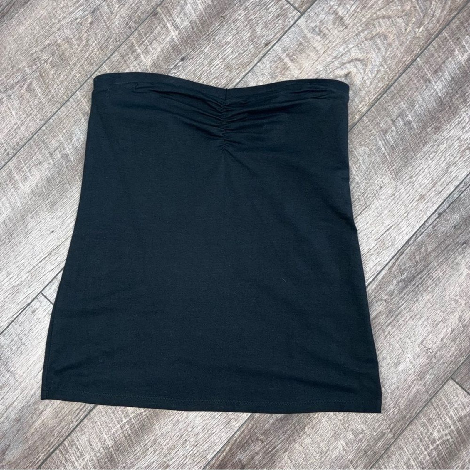 Torrid Black Strapless Top Large