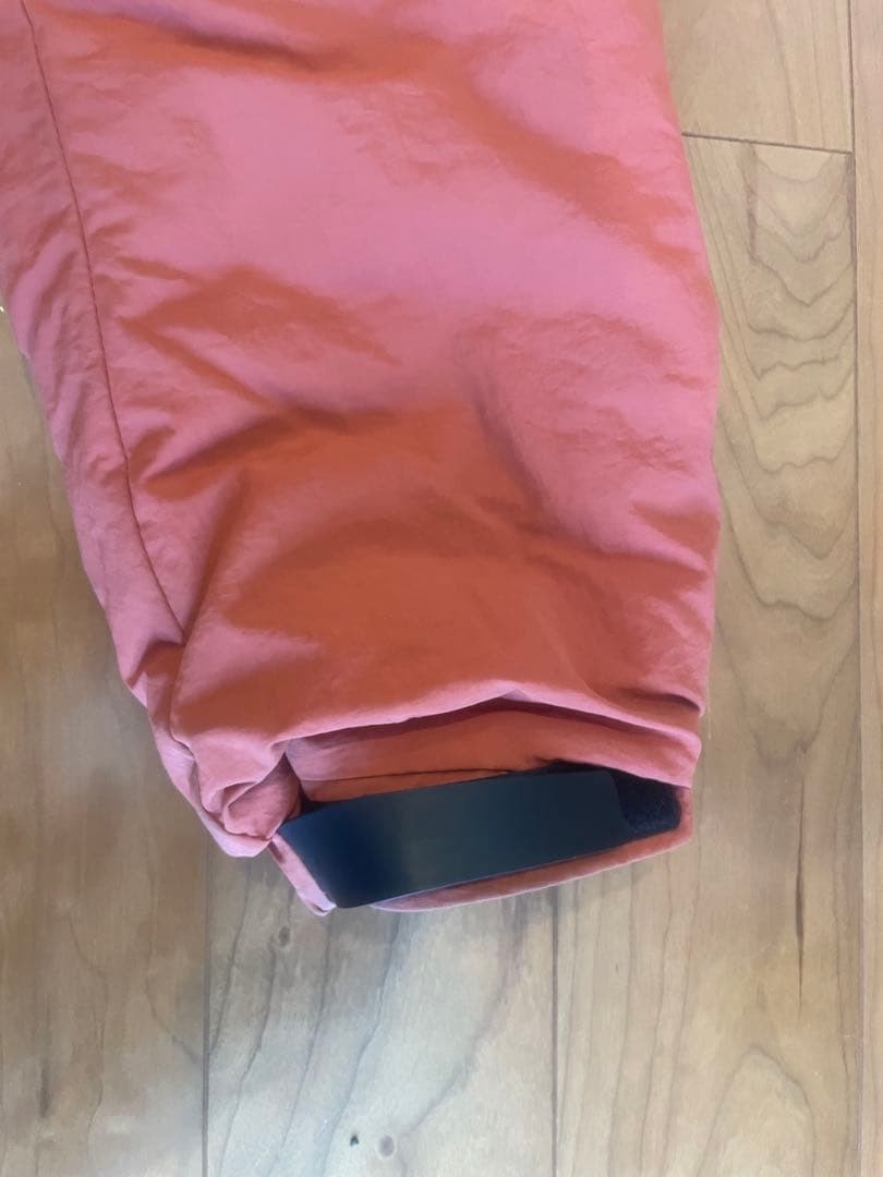 Schott Hoodie Down Jacket Blouson Men Size L Orange With reflector Genuine