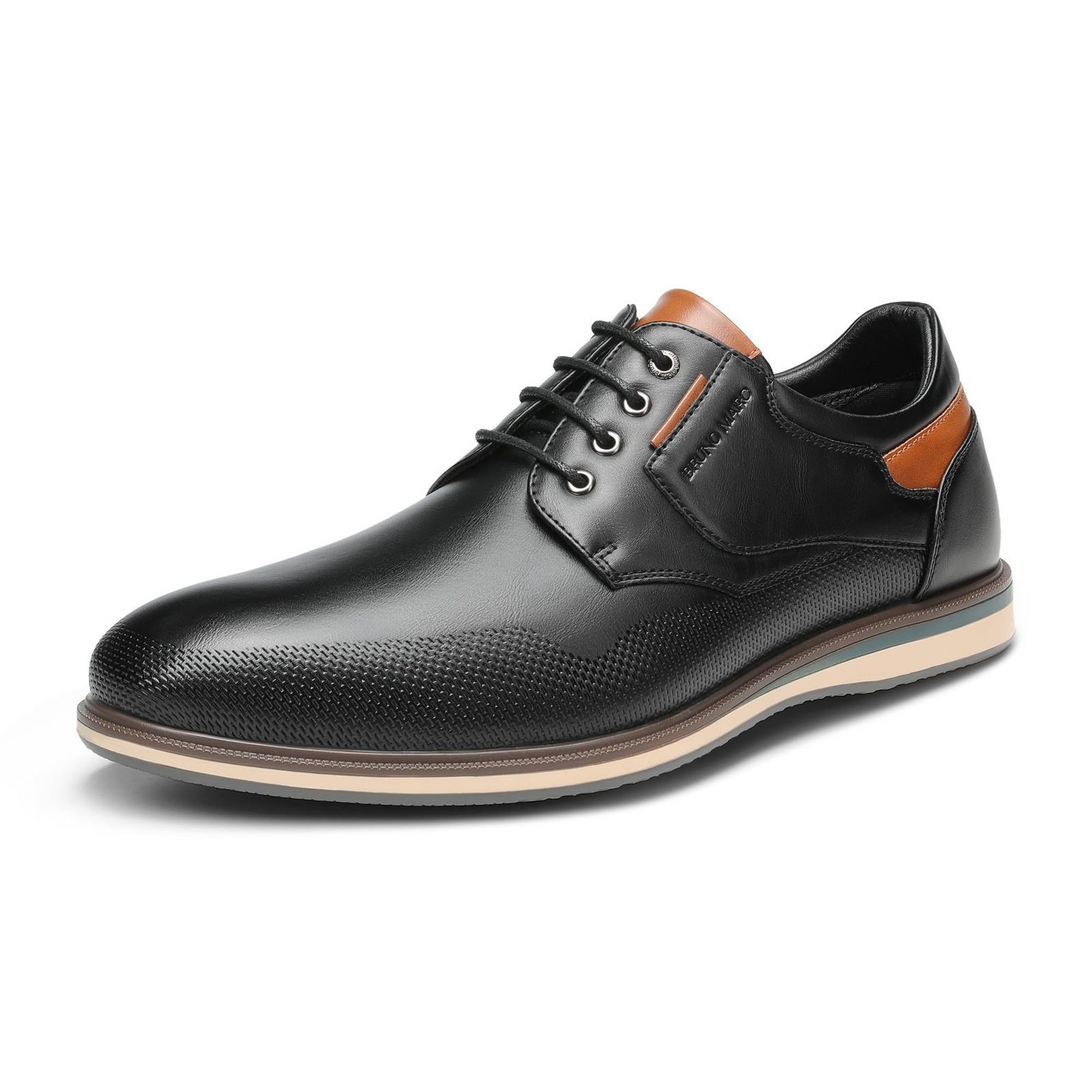 Men’s Classic Oxford Dress Shoes Derby Formal Casual Shoes US Wide Size 6.5-15