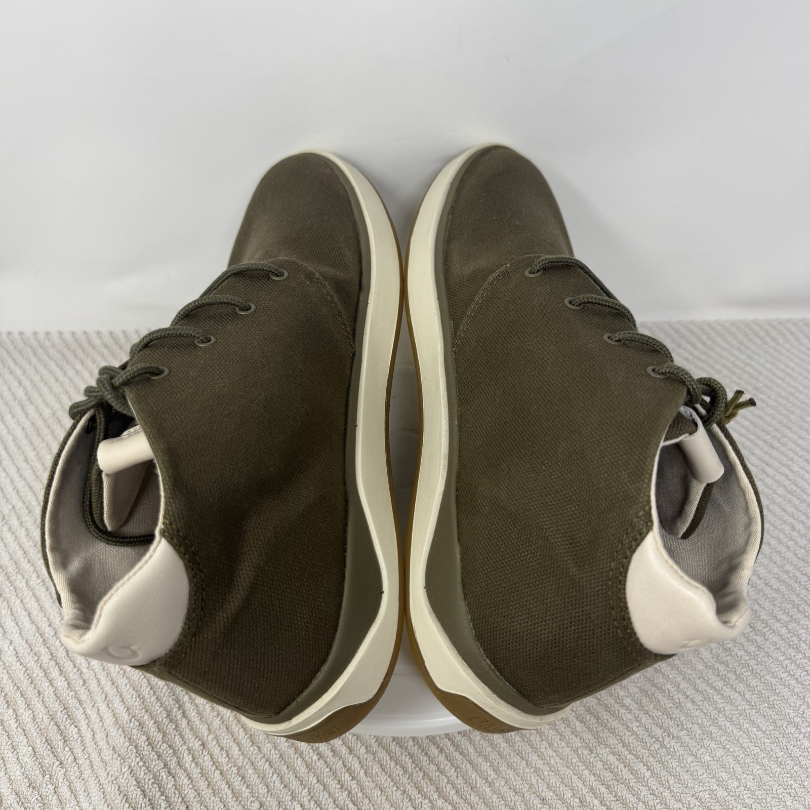 OluKai Papaku Chukka Boots Men’s Size 10 Olive Green Casual Canvas NEW