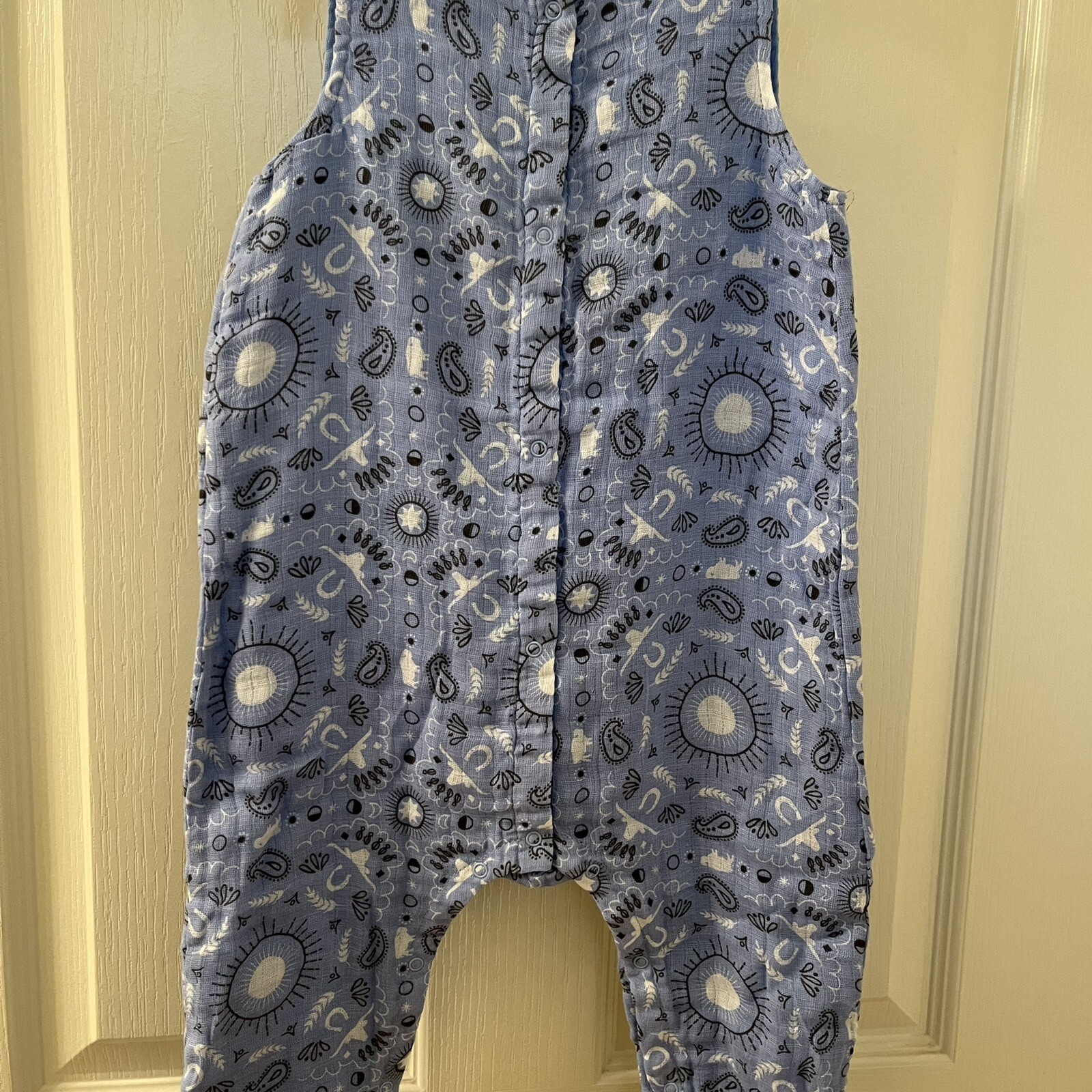 Angel Dear Bandana Western Jumpsuit Romper Muslin Cotton Size 18-24 Months NWT