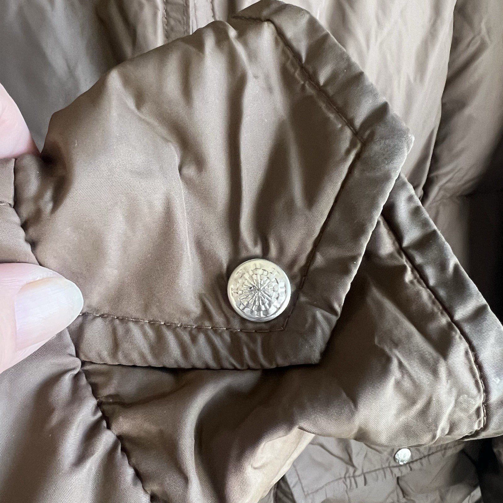 Vintage Walls Blizzard Pruf Down Puffer Jacket Full Zip Size XXL Brown USA Made