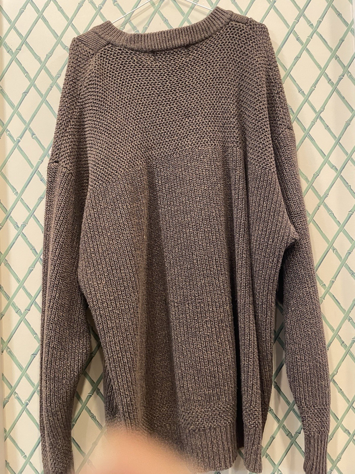 Red Head Brand Co Pullover Henley Sweater Mens Size Large Green Knit Long Sleeve