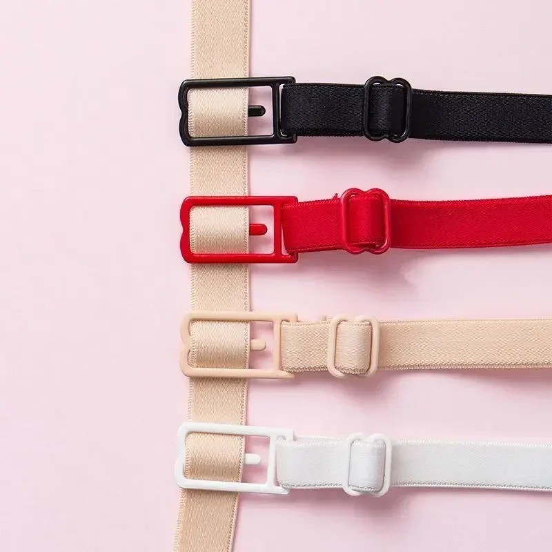 4-8pcs Bra Strap Clips Elastic Non-slip Strap Holder Women Bra Rope Adjustable
