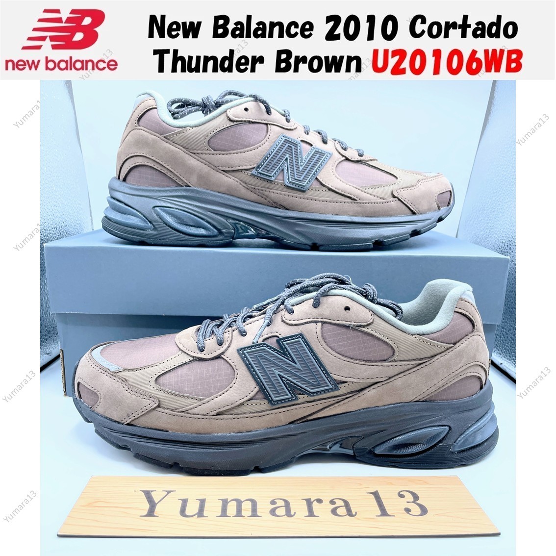 New Balance 2010 Cortado Thunder Brown U20106WB Men’s Size