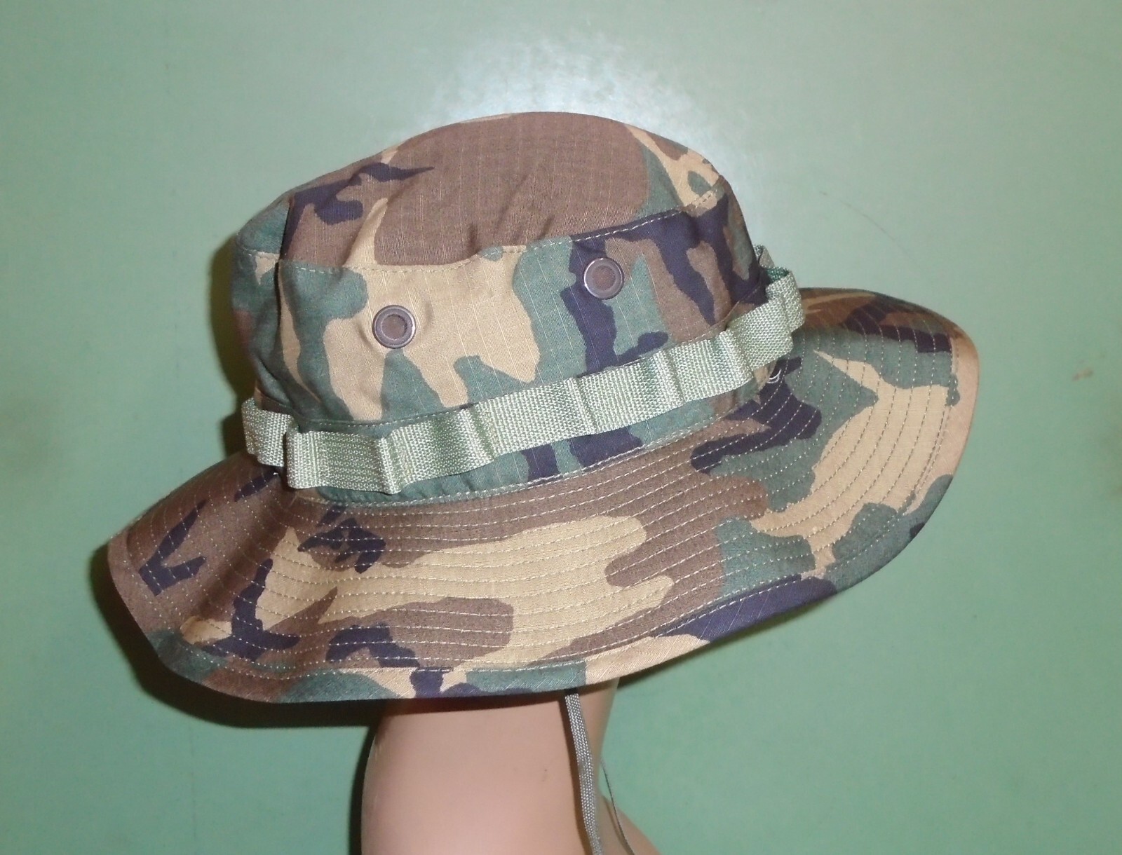 Vintage Vietnam Era ERDL Camo Ripstop Jungle Boonie Hat Cap Type II All Sizes