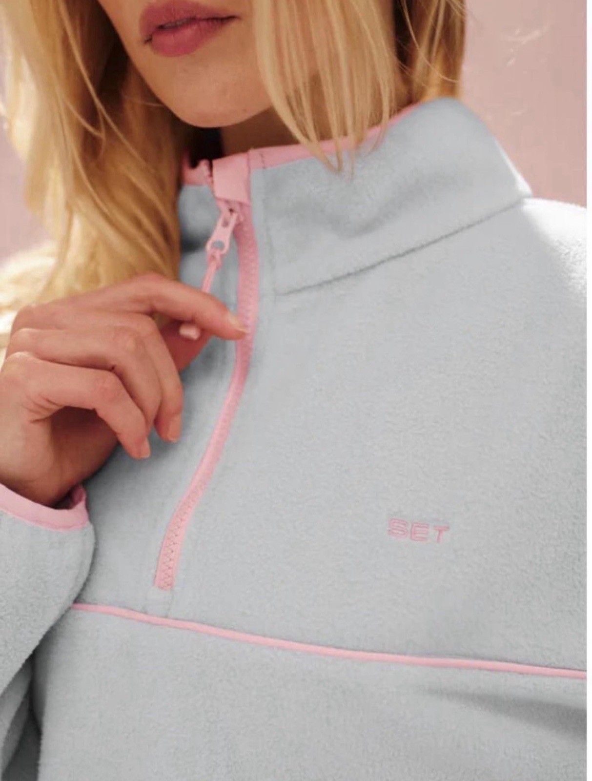 SET Active Fleece Half-zip Pullover | City Of Valentine Collection | Size S