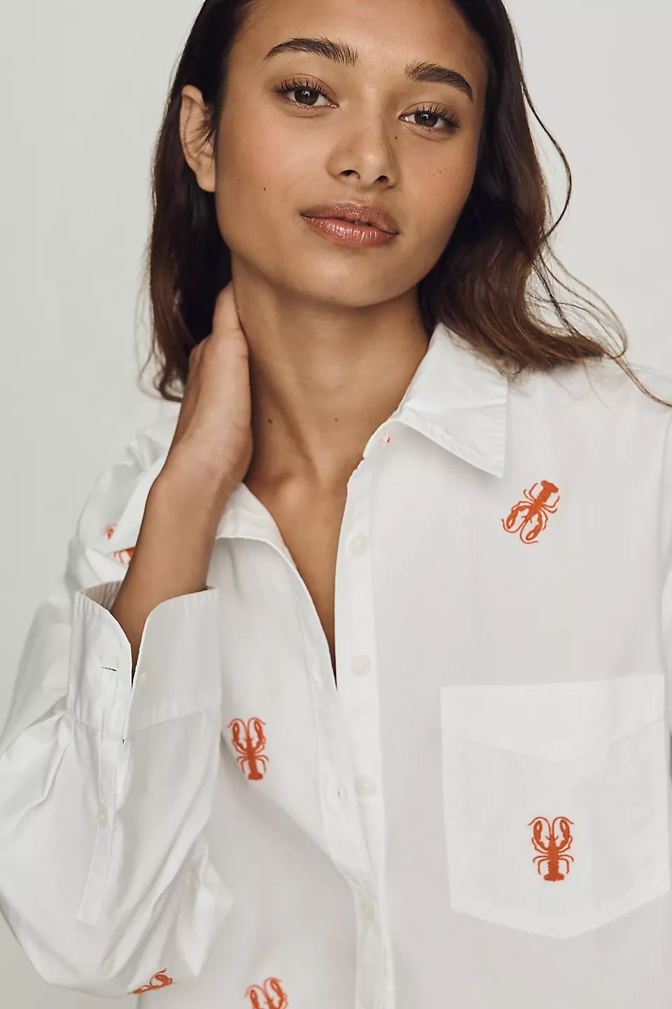 Anthropologie – Novelty Shrunken Bennet Buttondown Shirt by Maeve