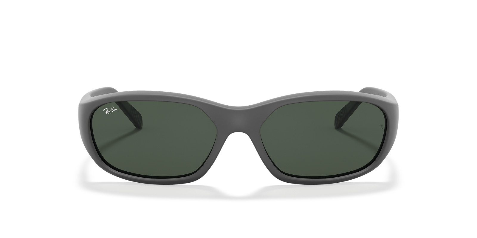 Ray-Ban Daddy-O Matte Rubber Black/Green 59 mm Sunglasses RB2016 W2578 59-17