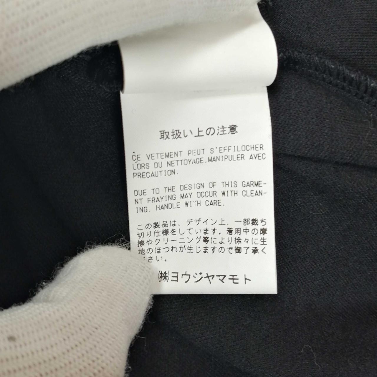 Y’s Wool Dress M Black Unique Asymmetrical Design, Stretch Fabric