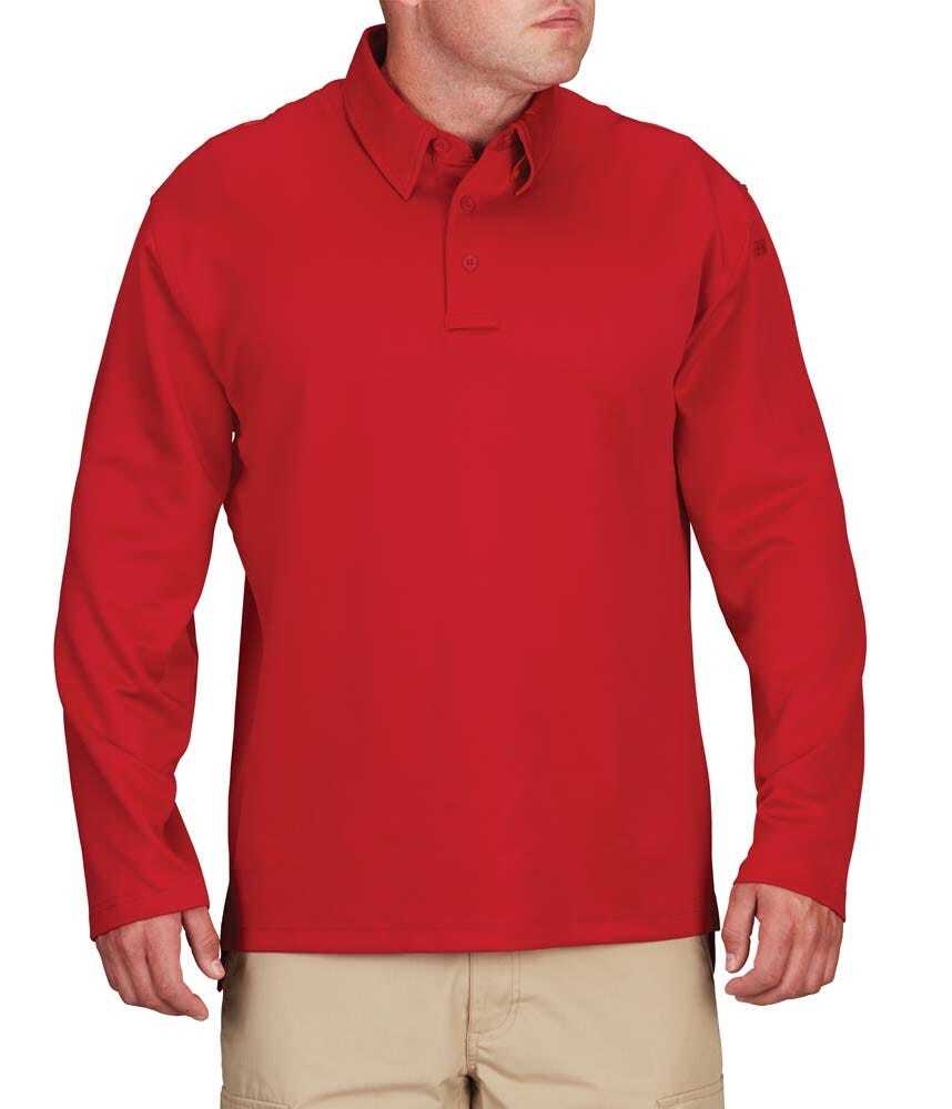 Propper® ICE Mens Long Sleeve Polo Fast Dry Concealed Collar Stays Sunglass Loop