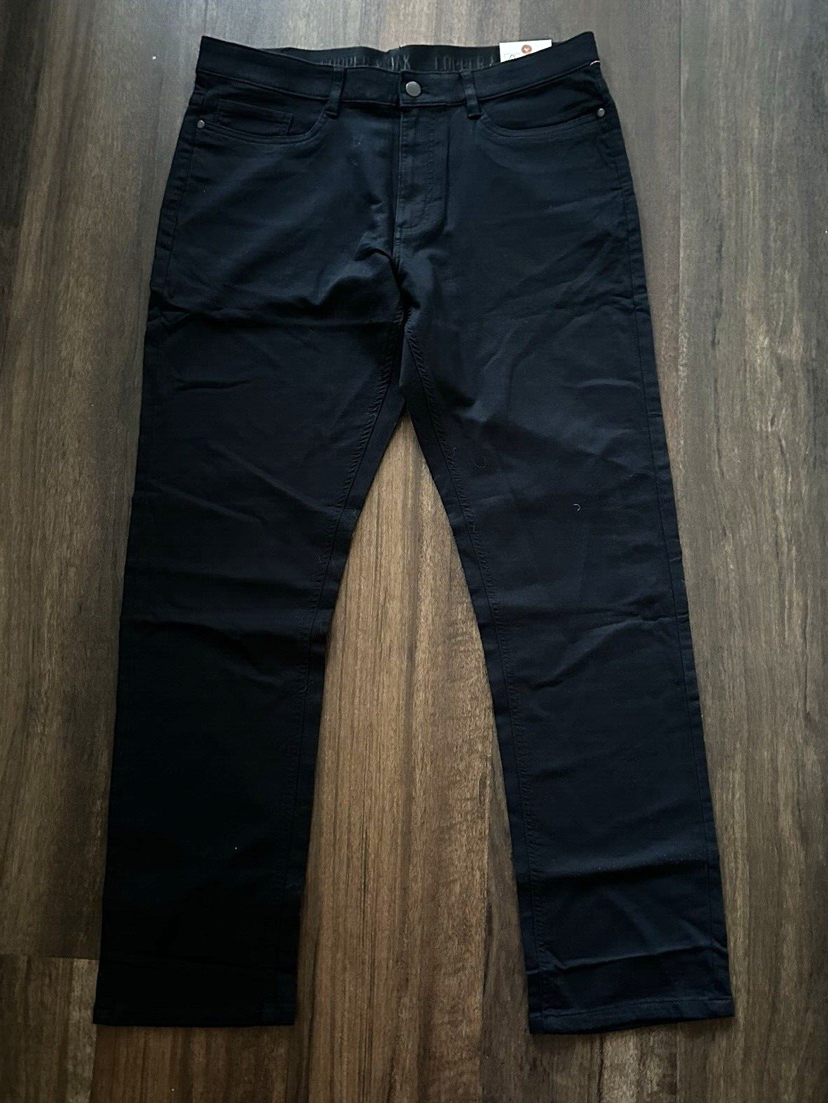 Copper & Oak NWT Men’s 36×30 Fenwick Flex-Comfort 5-Pocket Pants Black NWT $65