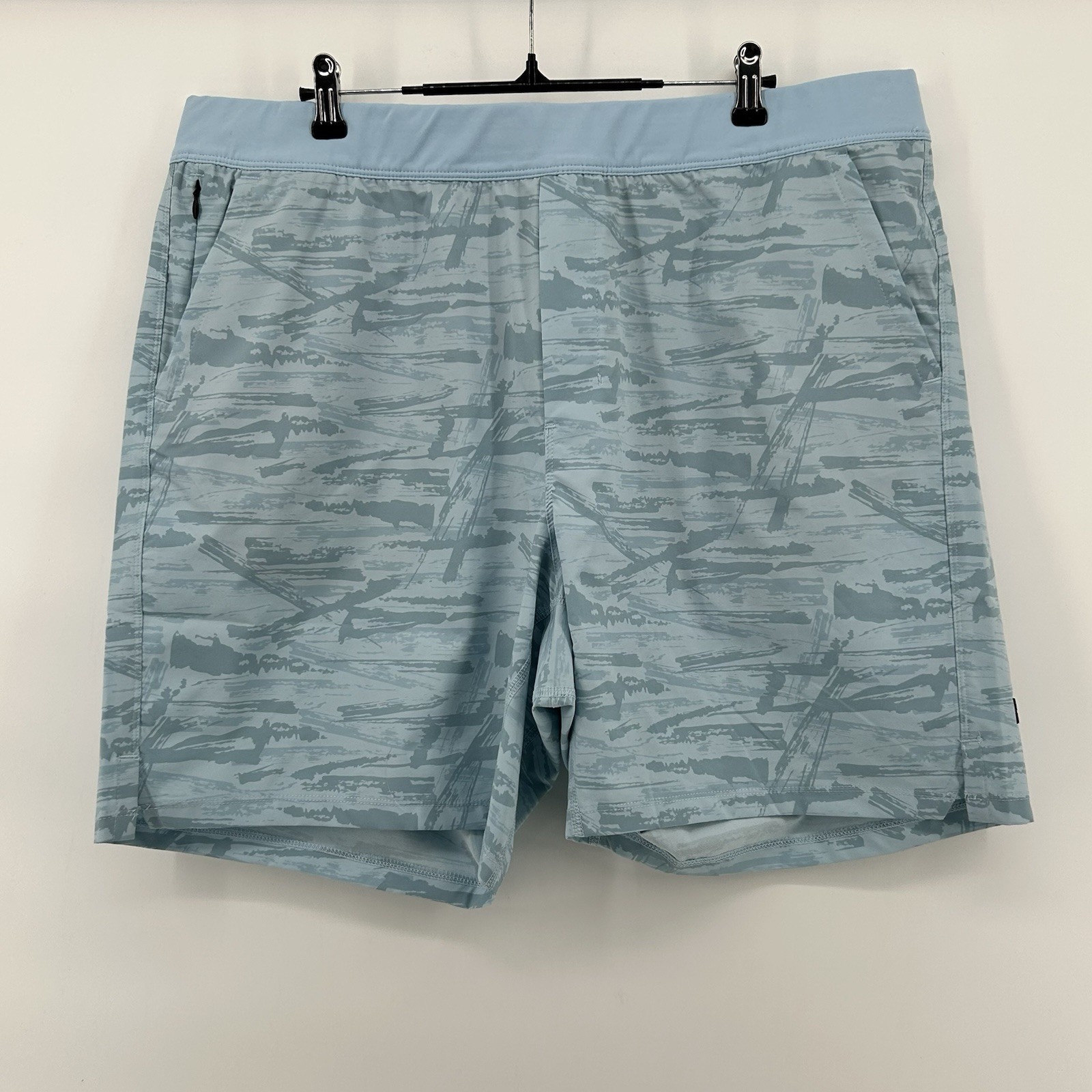 Public Rec Flex Shorts Mens 40×7.5″ Blue Lined Hybrid Athletic Beach Camp NWT