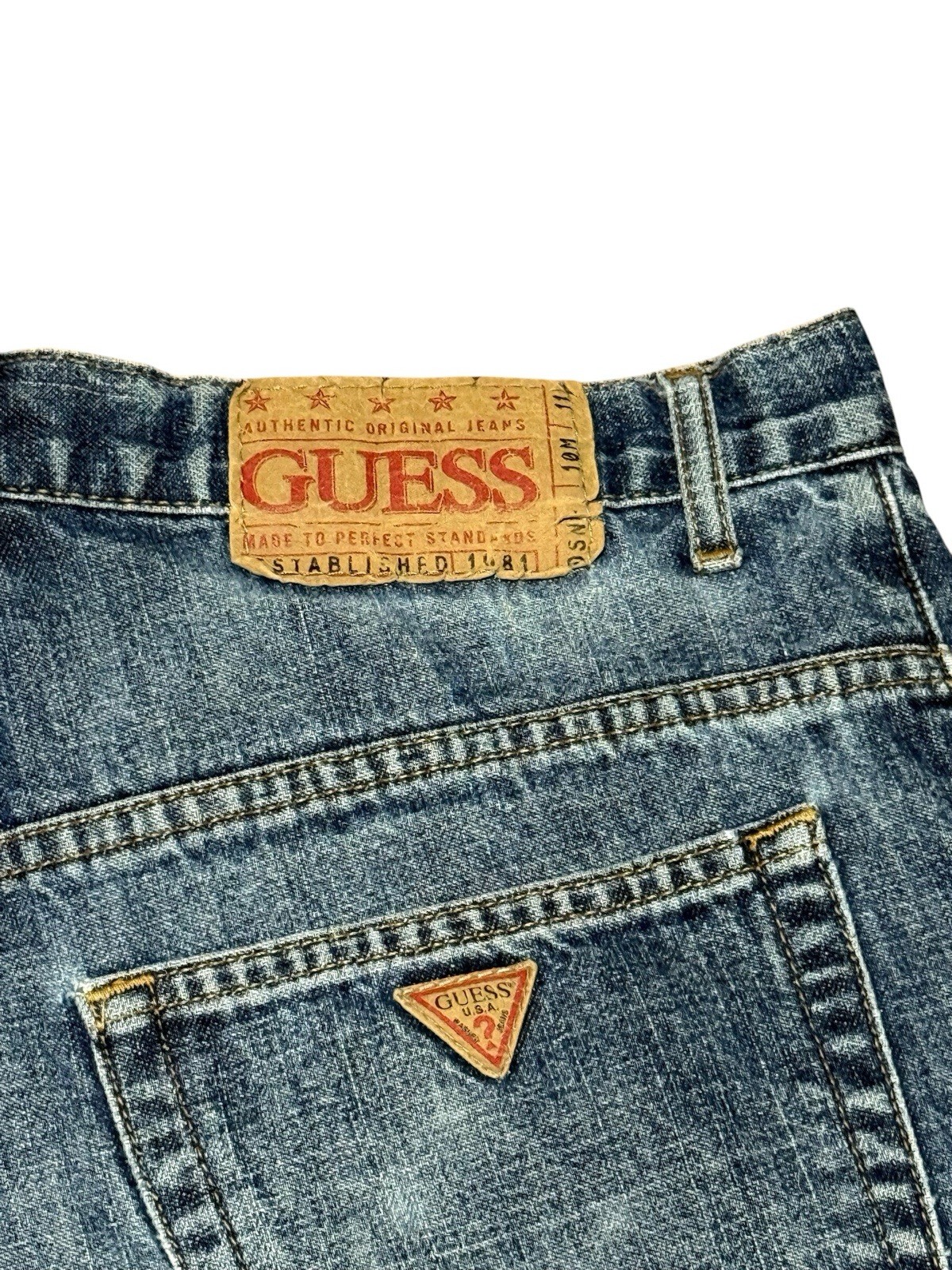 Vintage Guess Jeans Pascal Loose Tapered Fit 30×32 Made In Mexico