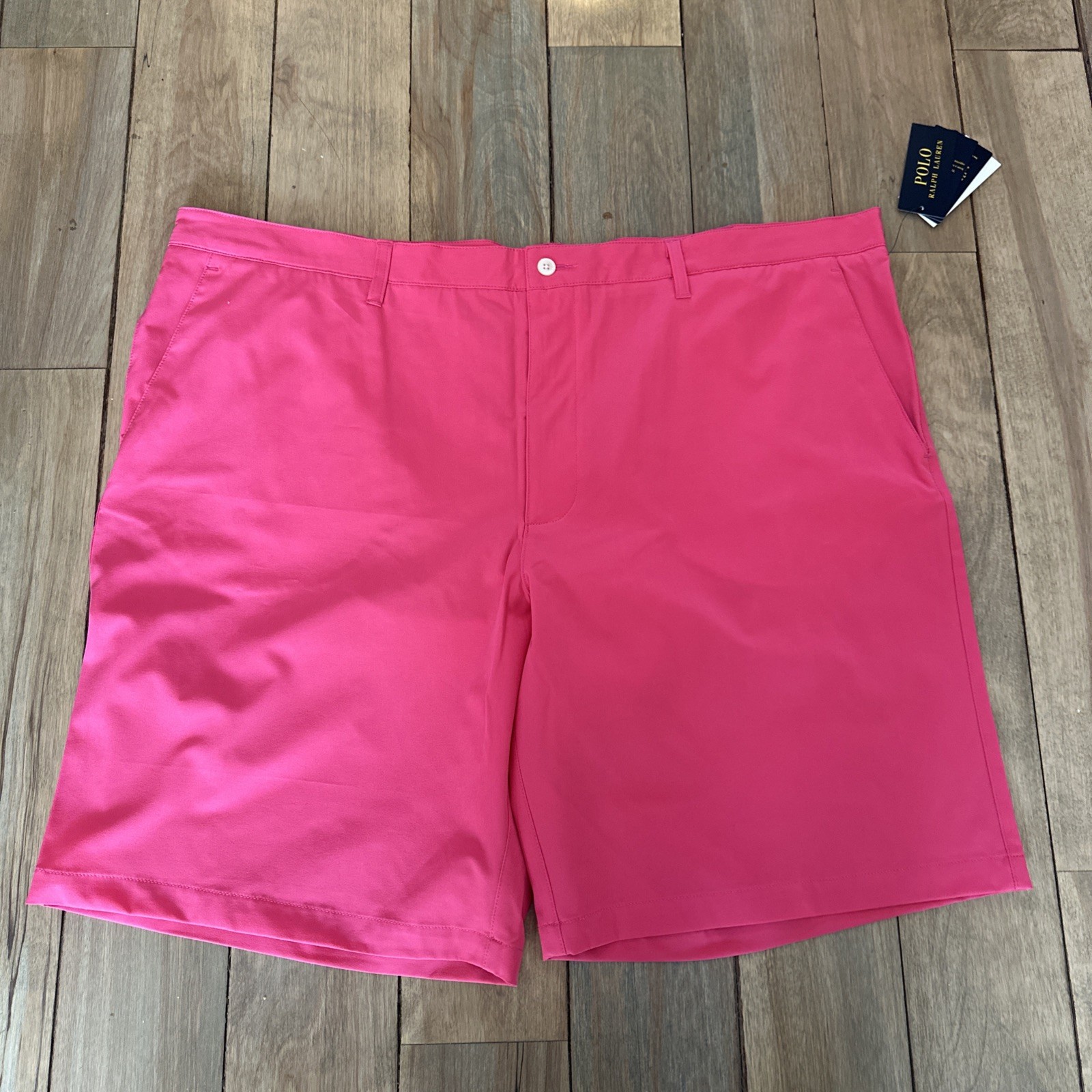 Polo RALPH LAUREN Classic Stretch Chino Shorts 50B Pink NWT MSRP $98
