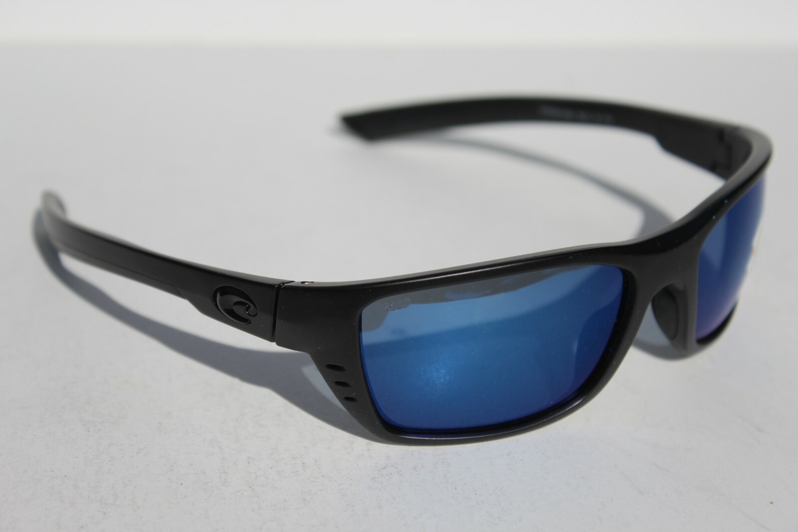 COSTA DEL MAR Whitetip POLARIZED Sunglasses Blackout/Blue Mirror 580P NEW