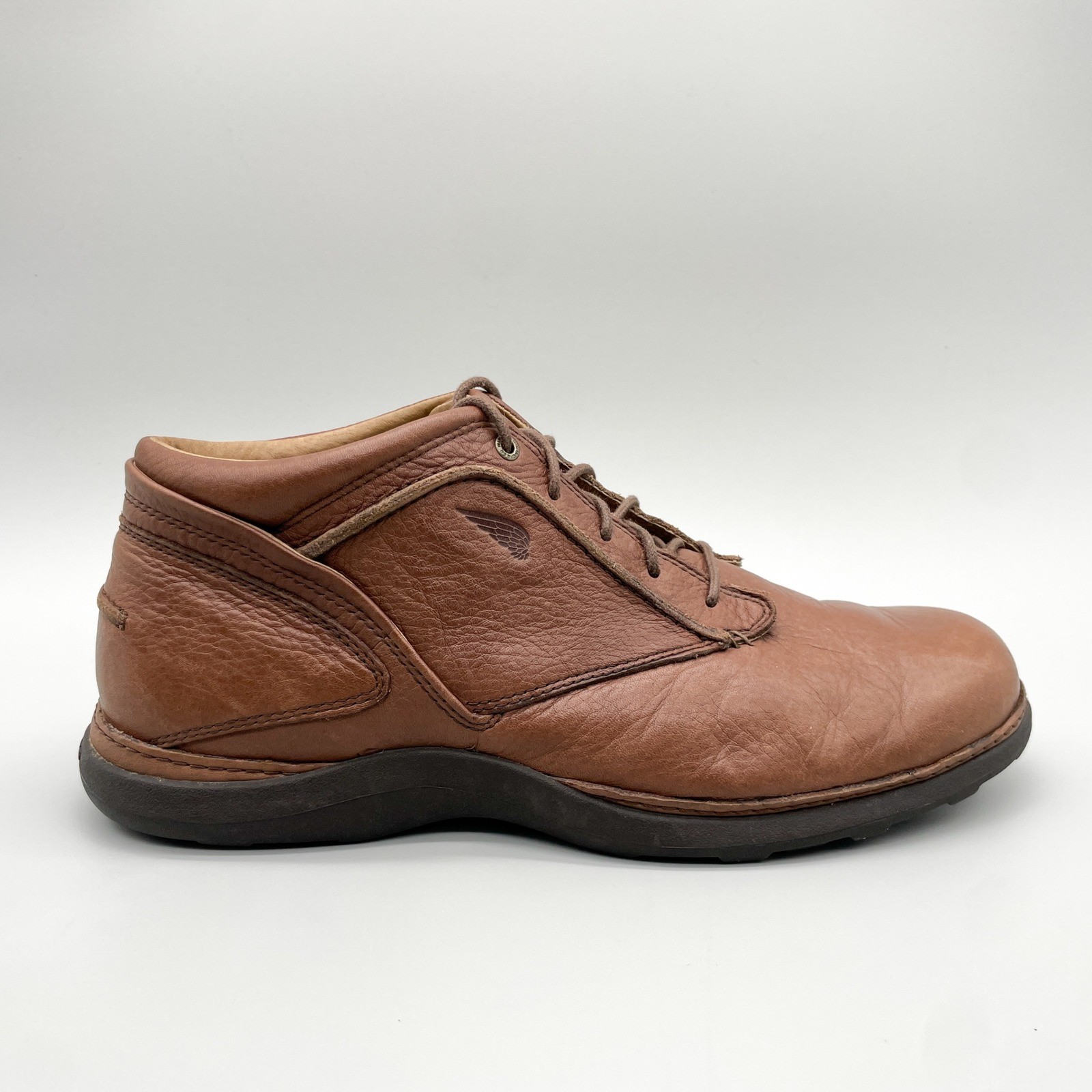 Red Wing Mens 12 B Brown Leather Lace Up Chukka Boots Work Shoes Casual Rugged