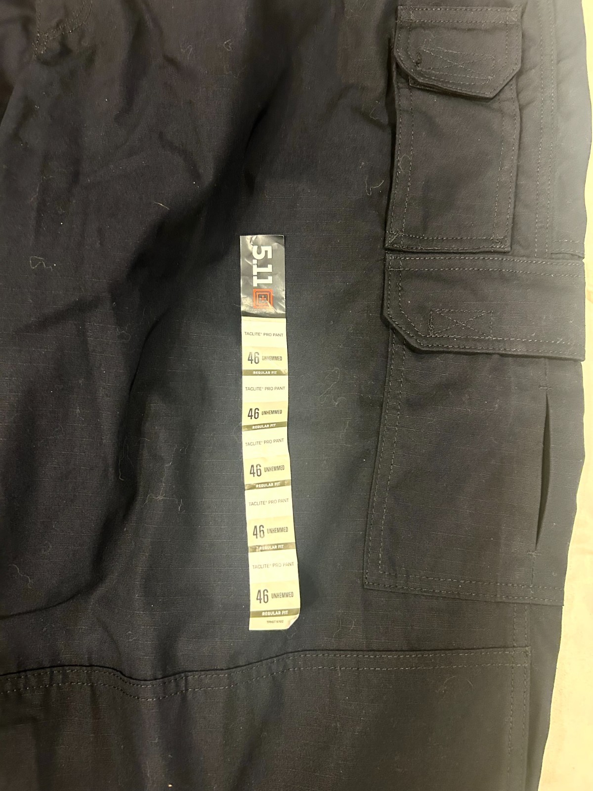 5.11 Tactical Mens Taclite Pro Lightweight Performance Pants 46X31 Dark Navy NWT