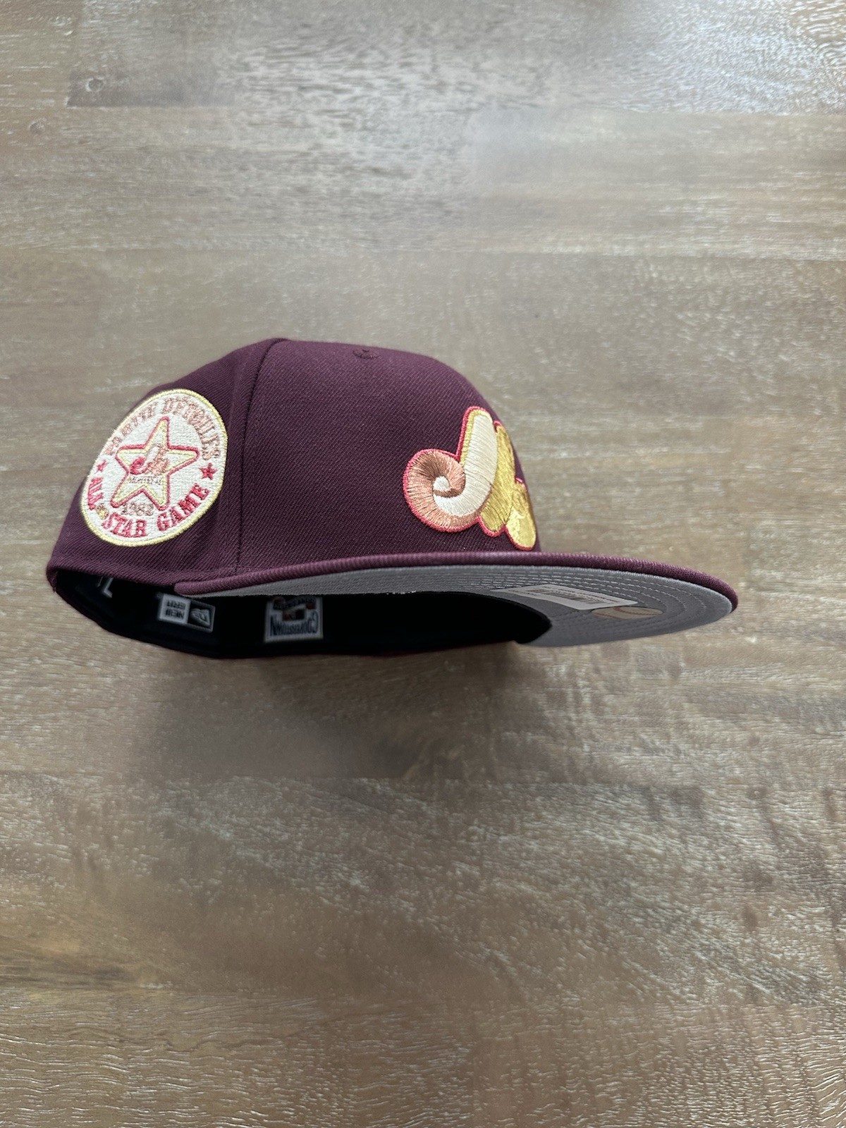 Exclusive New Era Montreal Expos MLB club hat W Grey UV 7 1/4
