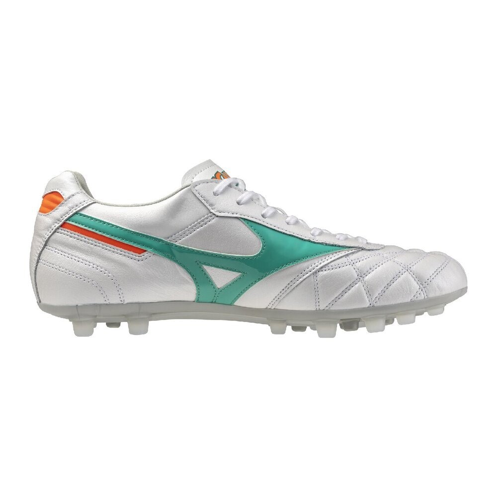 MIZUNO Morelia II JAPAN AG P1GA2603 35 Super White Pearl Green 2E Soccer Cleats
