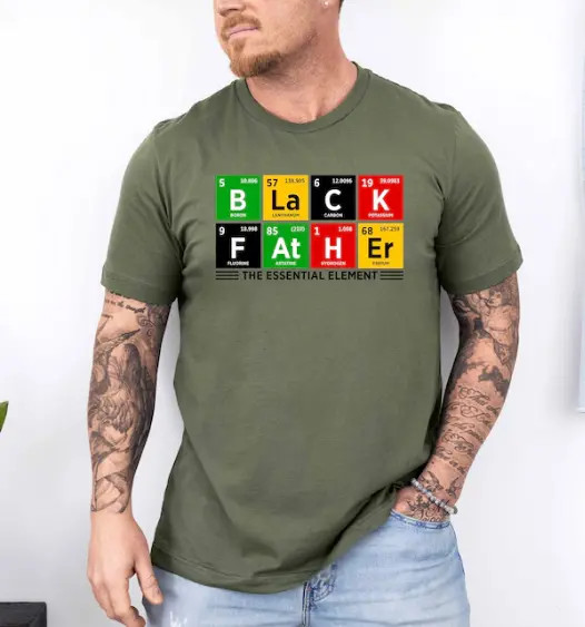 Black Father Shirt Dad The Legend Best Dad Ever Father’s Day Gift Tee