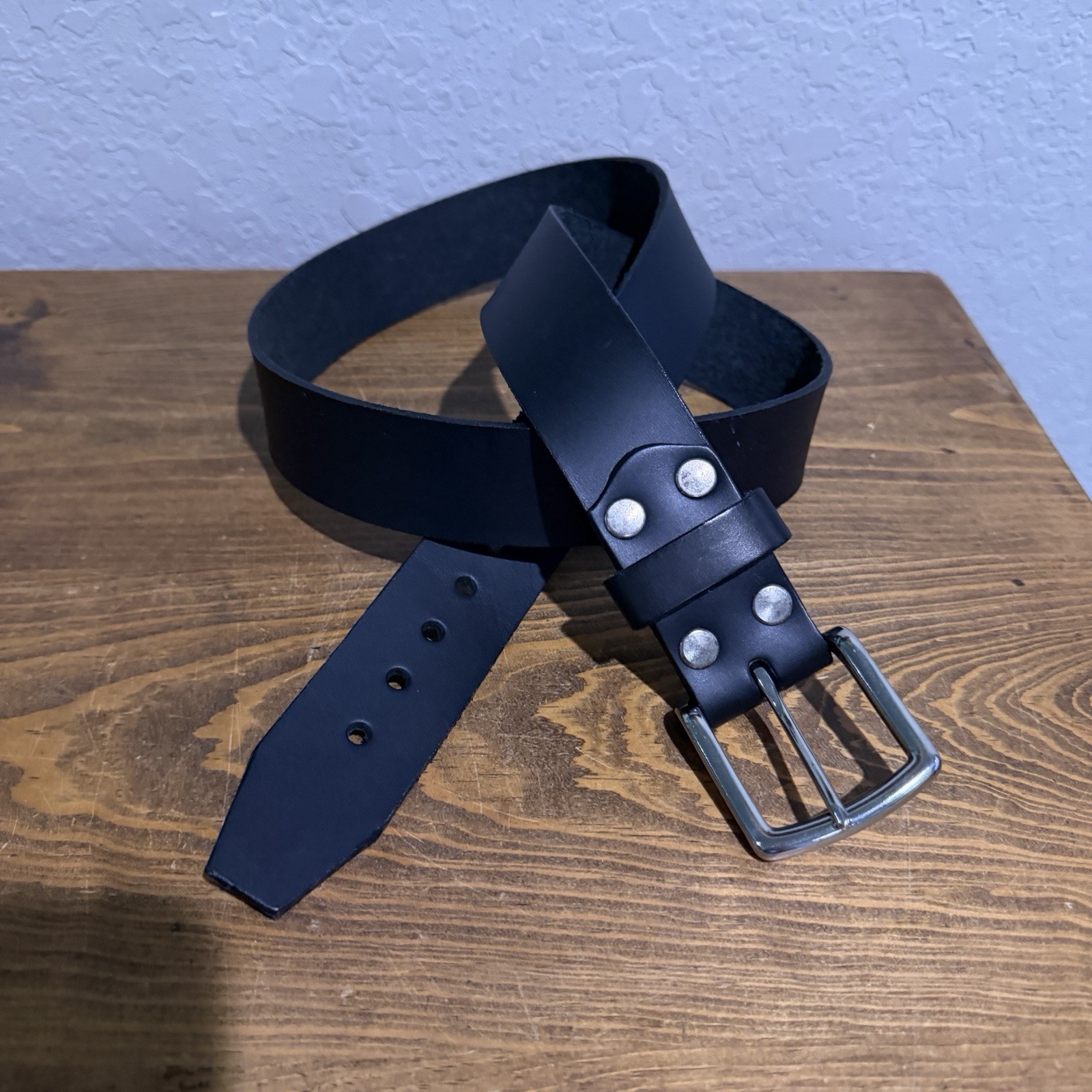 Saddleback Leather Tow Belt, 1.5”, 4mm 38”-44” Black NWOT