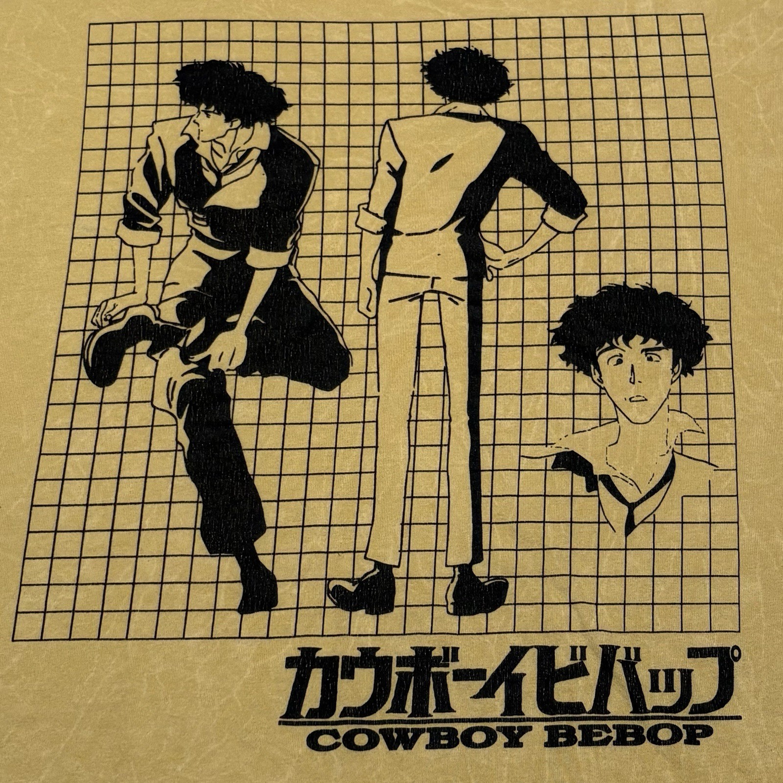 Vintage Cowboy Bebop Shirt Men Large Anime Spike Spiegel Faye Funimation Sunrise