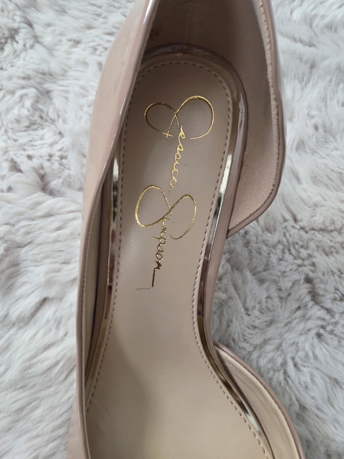 Jessica Simpson Livvy High Heel Pumps Stiletto Size 9 Nude