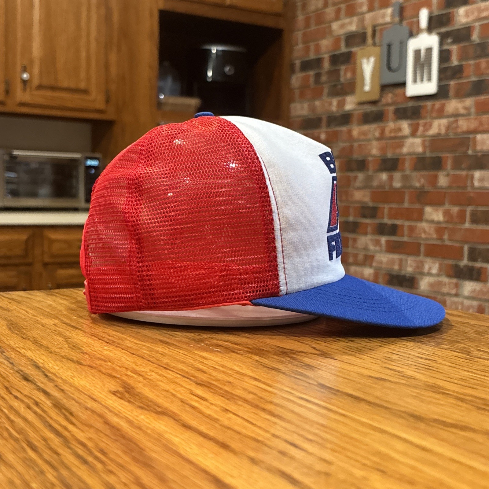 Vintage Big A Filters Mesh Snapback Hat Made USA Foam Trucker Automotive Cap