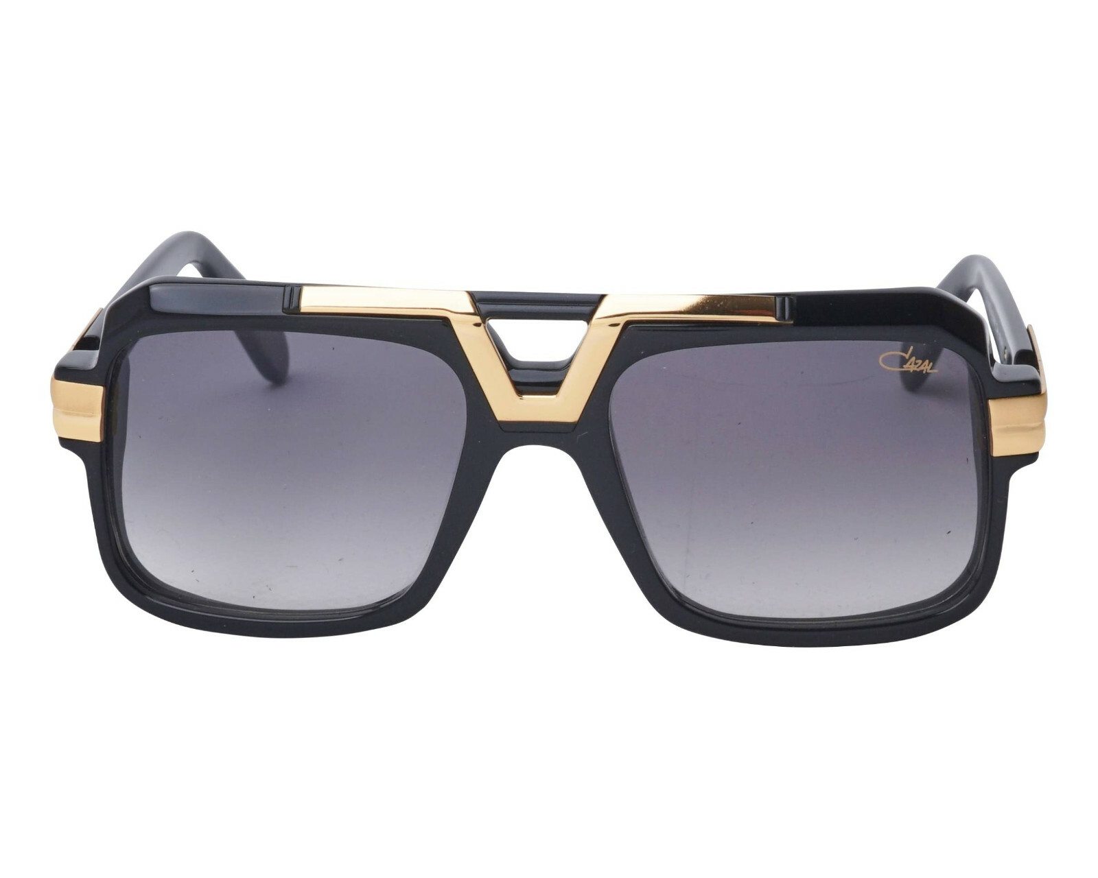 CAZAL LEGENDS MOD. 664/3 COL. 001 GLOSS BLACK GOLD PLATED SUNGLASSES GERMANY