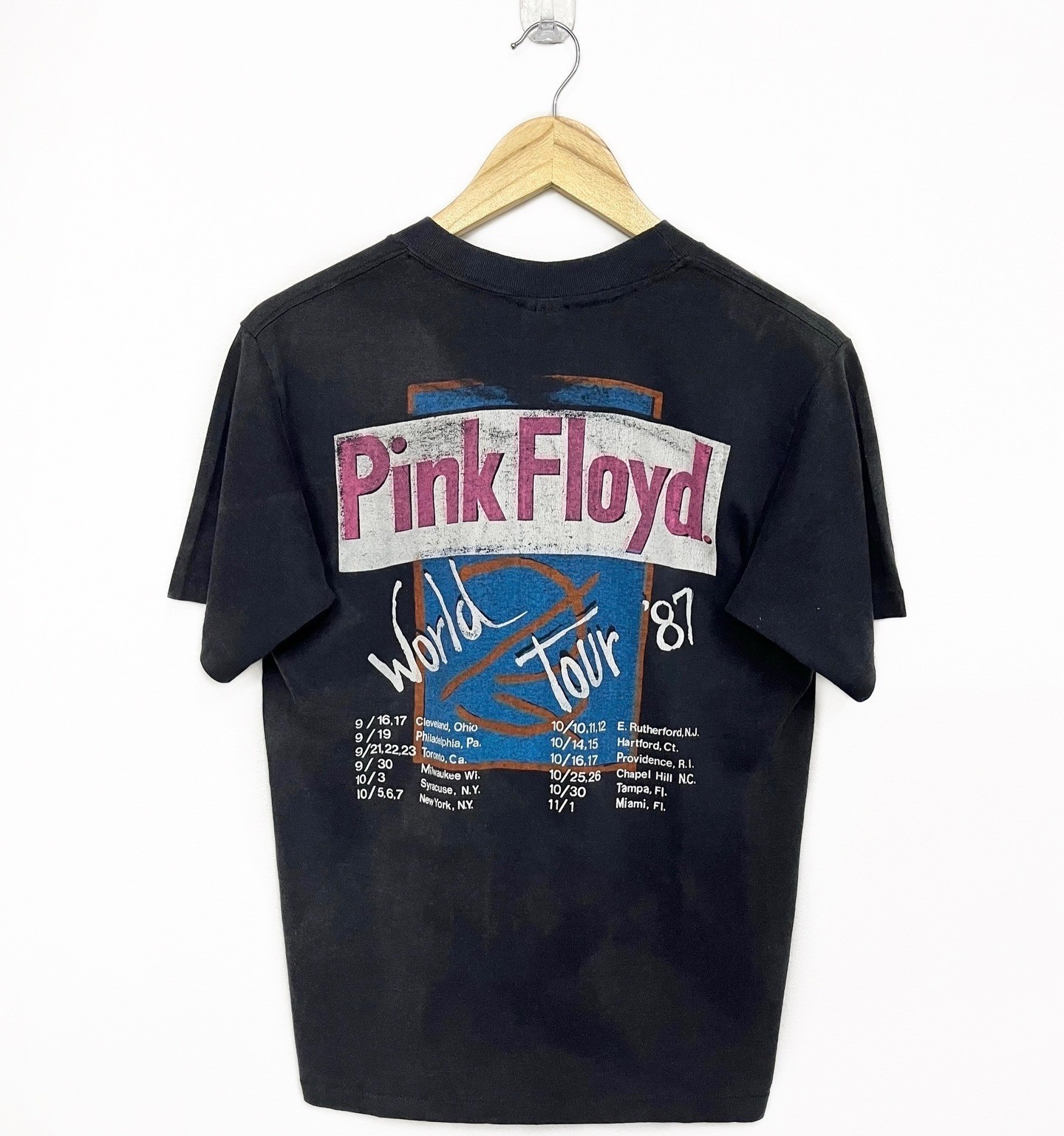Vintage Pink Fl0yd A Momentary Lapse Of Reason 1987 T-Shirt
