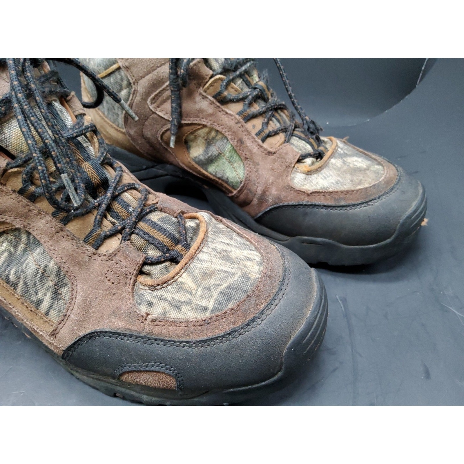 Danner 4.5 Inch Waterproof Camo Hiking Boots Men’s sz 14 Brown