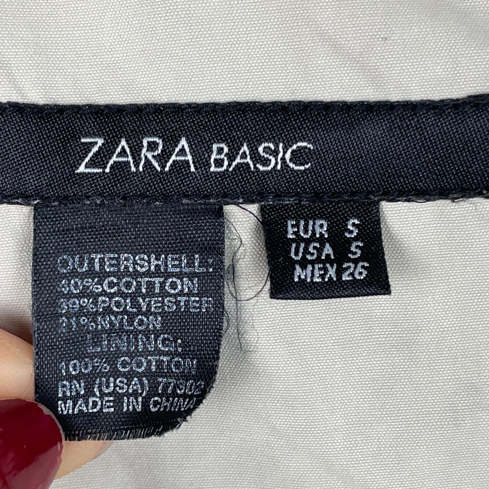 Zara Basic Trench Coat Womens Small Tan Classic Preppy Old Money Outdoor Chic