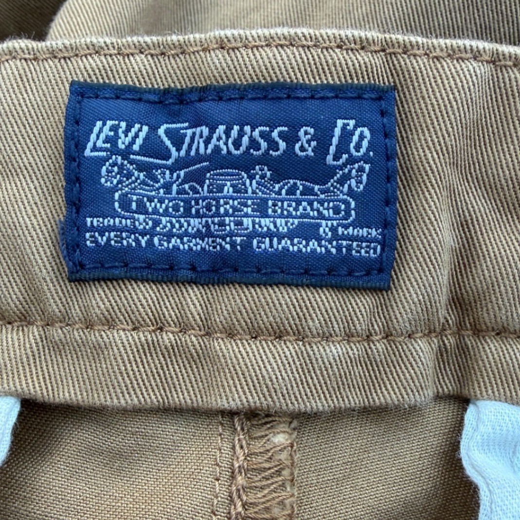 Levi’s Men’s Slim Straight Chino Pants Camel Brown Stretch Casual Khaki 28×32