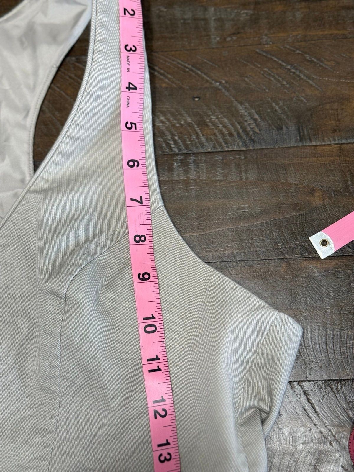H&M Vest Colonnade Gray br Real pockets size 14