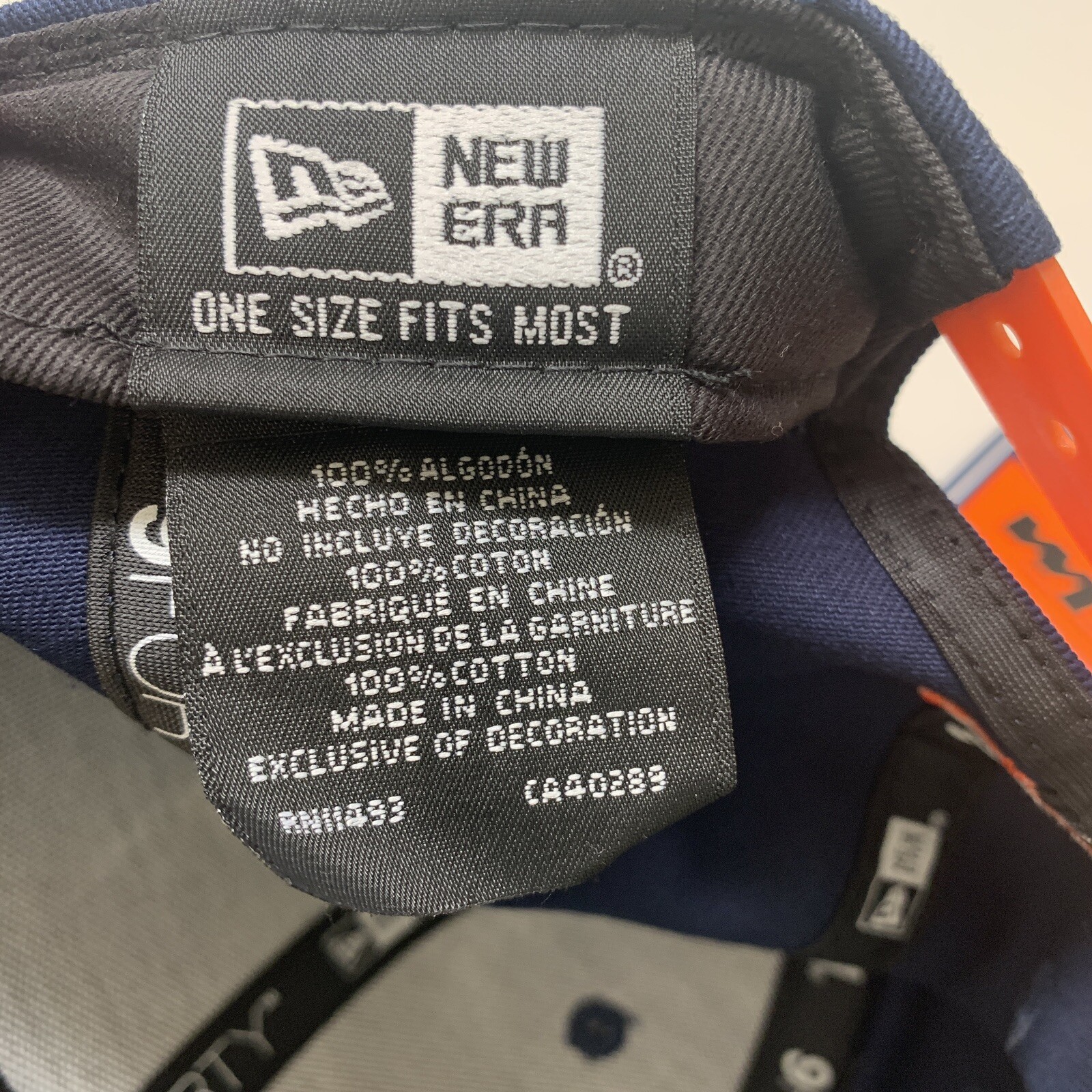 New Era Red Bull KTM Motocross Racing Team Navy Adjustable Snapback Hat Cap OSFM